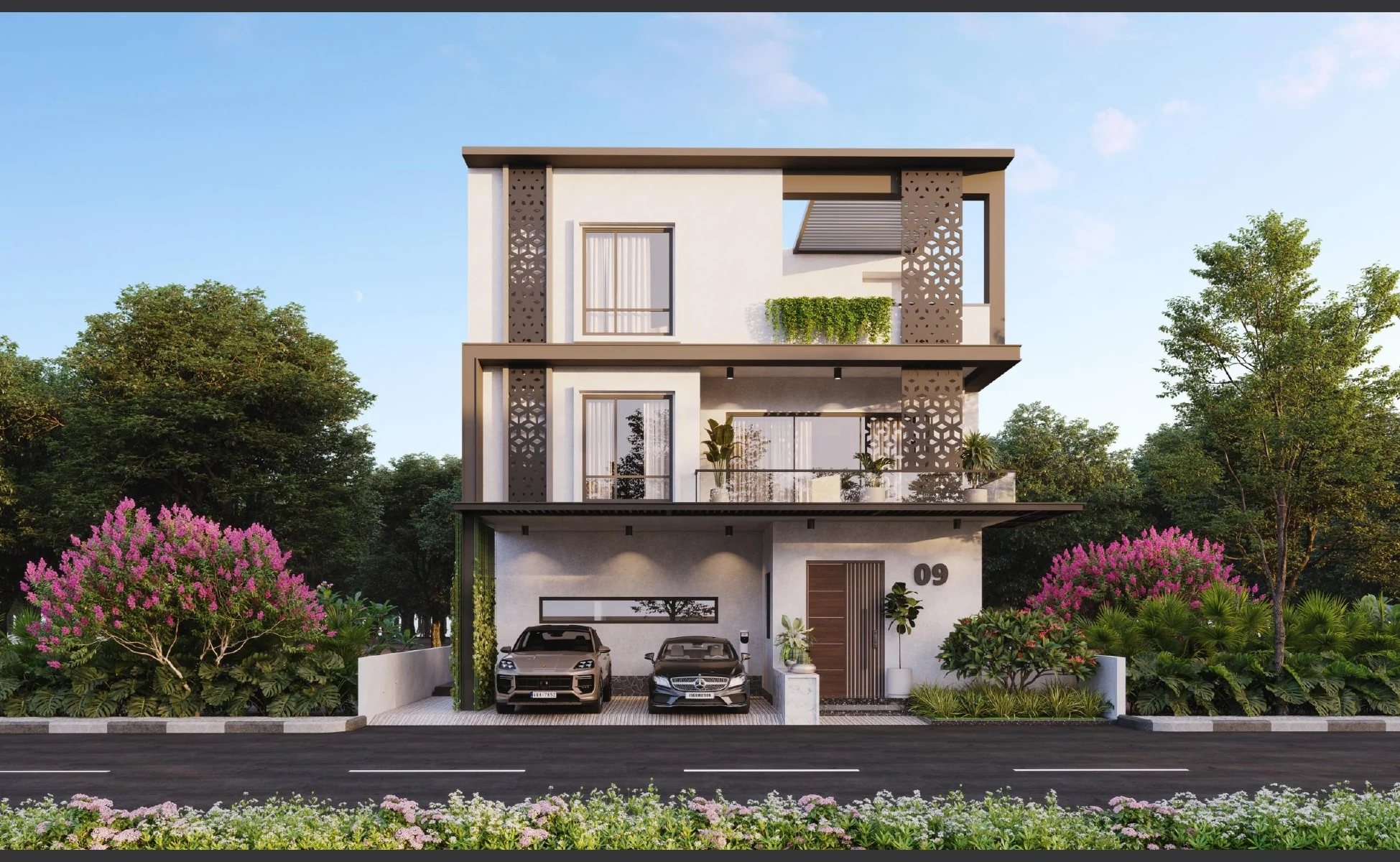 Contemporary East-facing Brundavan Royale villa